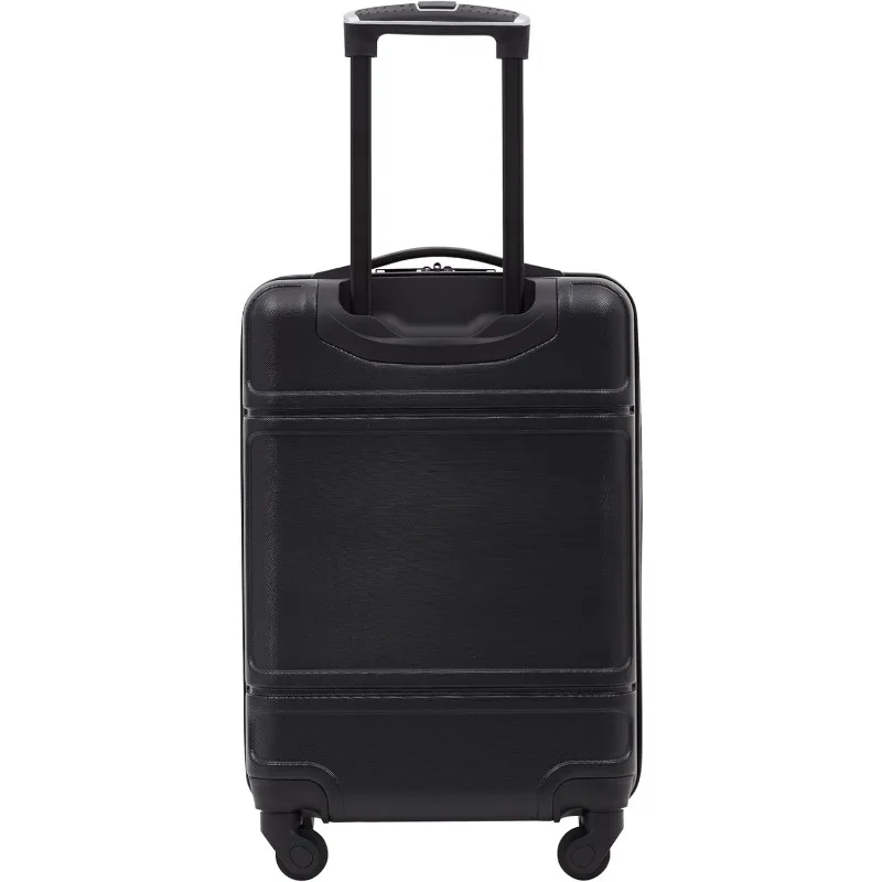 Skyline Spinner Luggage, Black, 20-Inch Carry-On