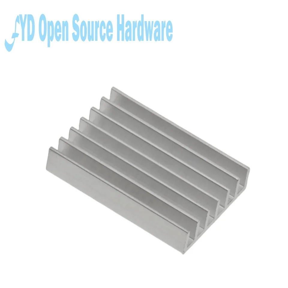 10PCS Heatsink Radiator Cooler Radiator 30x20x6MM High Quality Silver Slot Heat Sink 