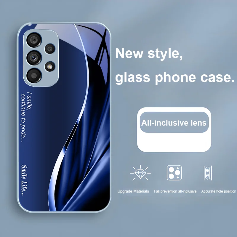 Continue Bean Green For Samsung Galaxy Note 8 9 S10 Plus S20 S21 FE S23 Ultra A70 72 73 50 51 52 53 Tempered Glass Phone Case
