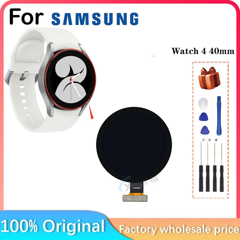 

For Samsung Galaxy Watch 4 40mm R860 R865 SM-R860 SM-R865 smartwatch Bluetooth WiFi+LTE LCD display Glass cover plate replace