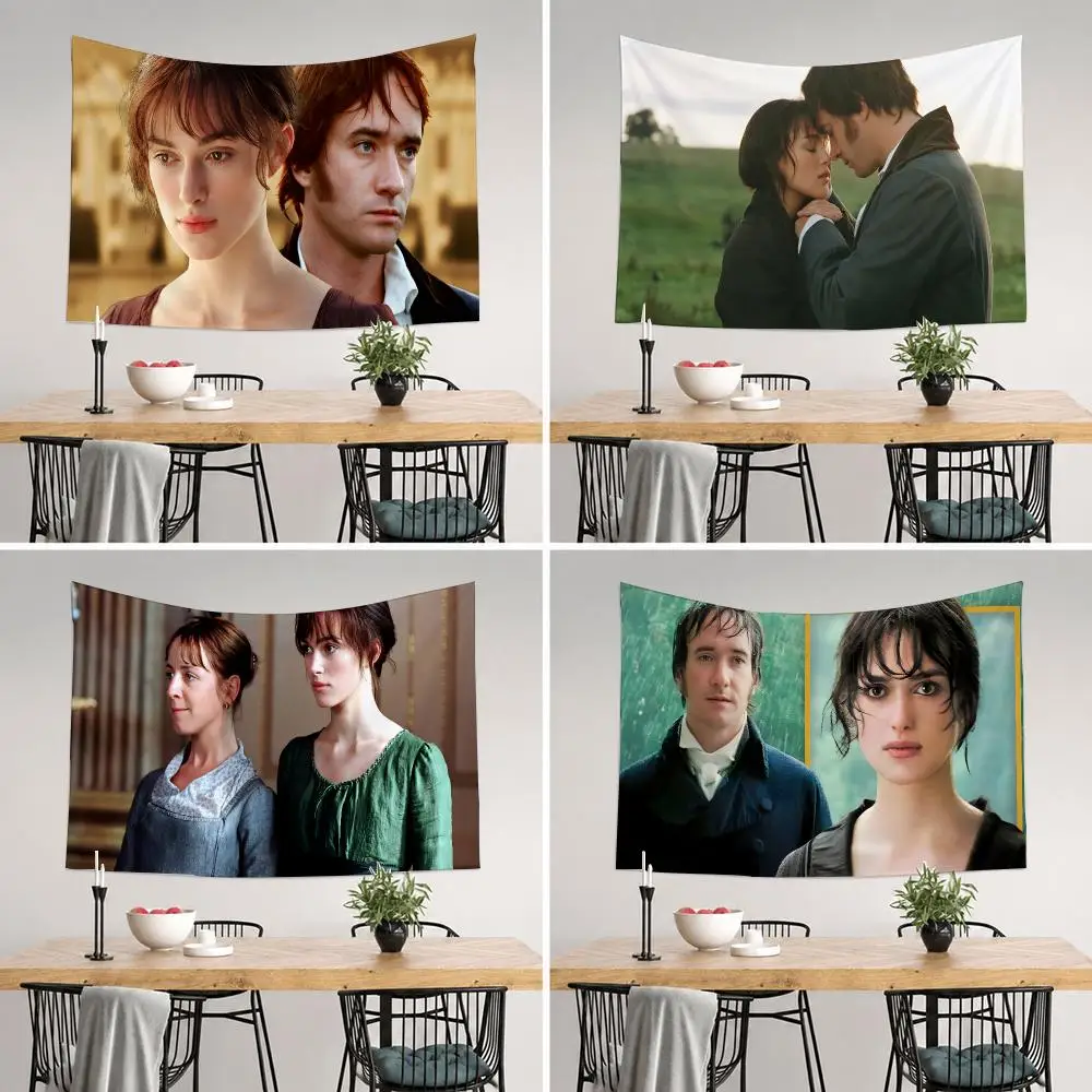 Pride And Prejudice Tapestry Tapestry Wall Hanging For Bedroom Dorm Living Room Decor Aesthetic