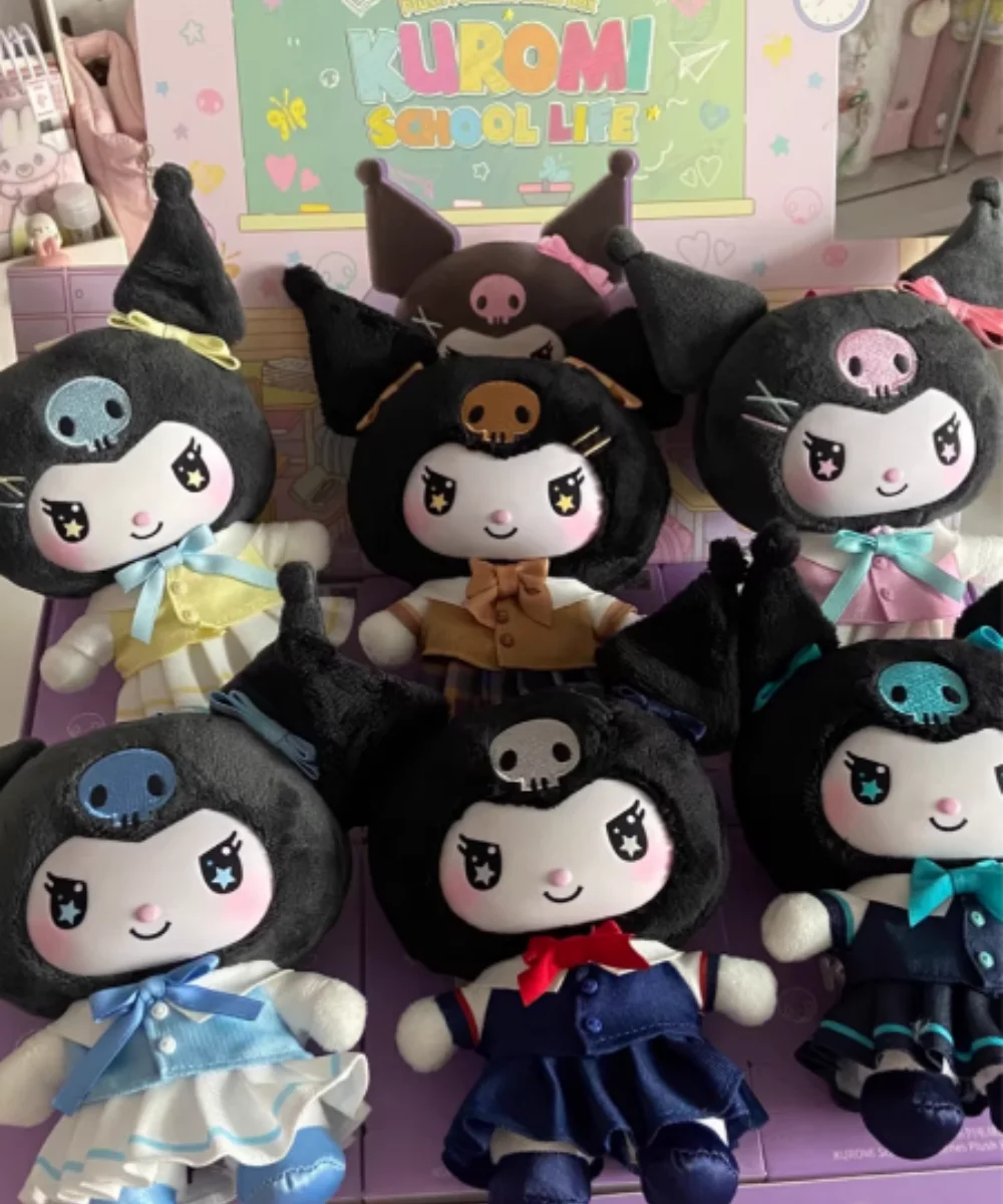 

Genuine Kuromi School Life Series Mystery Box Kuromi Kawaii Vinyl Bag Pendant Doll Blind Box Cute Toy Birthdaygirl Gifts