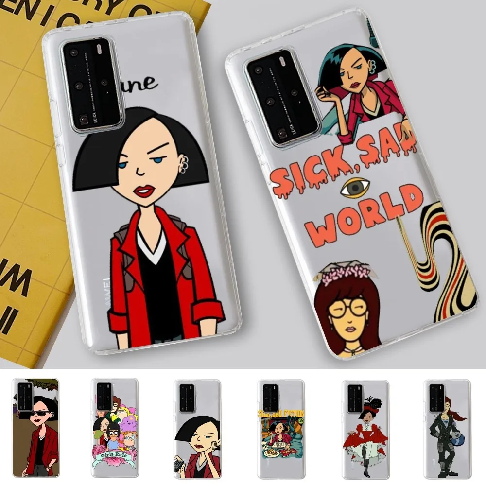 Cute Cartoon D-Darias Phone Case for Samsung A12 21 30 31 51 52 70 71 for Redmi8 9 10 for Honor10 70 50 Clear Case