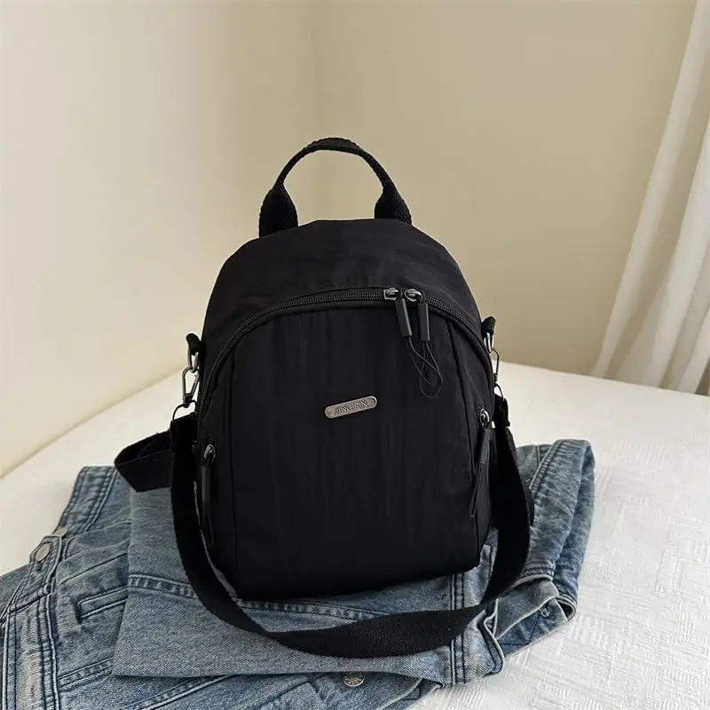 Petits sacs à dos en Nylon pour femmes, sac à dos multifonctionnel pour dames, sac décontracté léger pour Shopping voyage, sac à dos pour le Sport