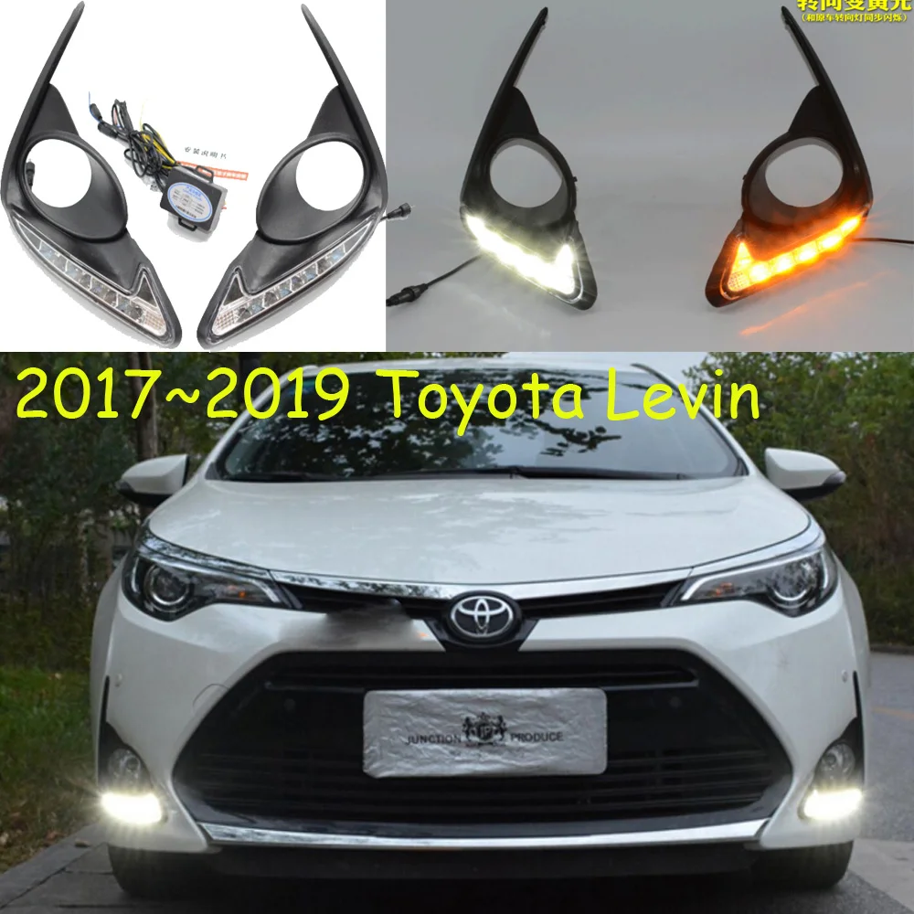 2017 2018year, Levin daytime bumper light,altis,LED,Levin fog light,corolla,camry,reiz,Prado,Yaris L,Levin day light