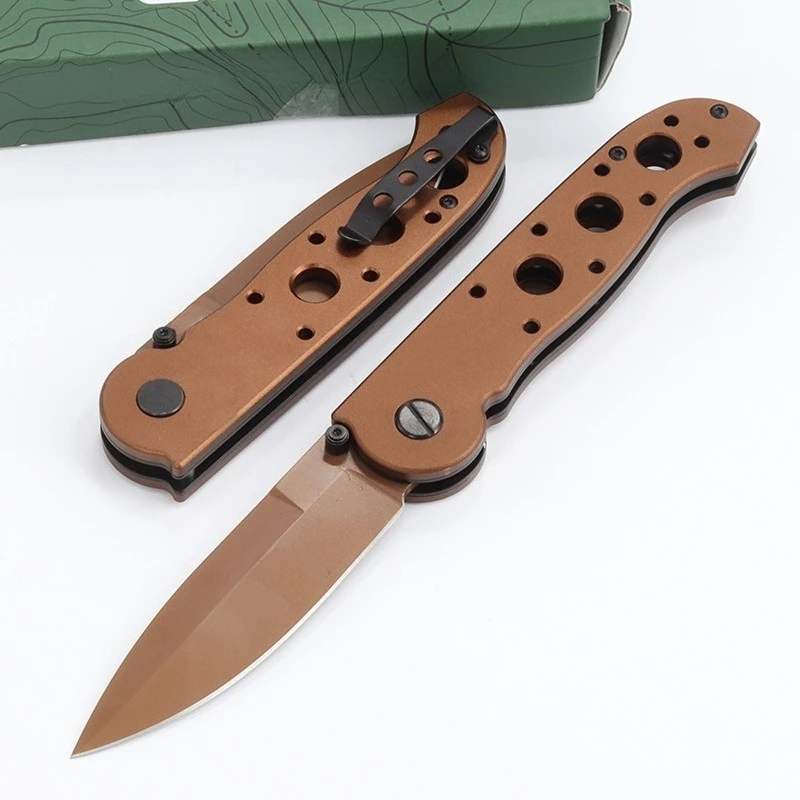 

CR M16-03XK Outdoor Folding Knife High Hardness D2 Blade Material Aluminum Handle Camping Self Defense Knife