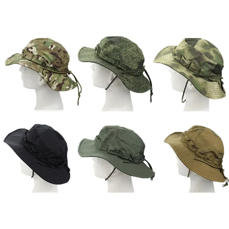FG atacs التمويه Boonie قبعة المشي لمسافات طويلة الصيد الصيد كامو قبعة بحافة Packable السفر الصيف قبعة للشاطئ للنساء والرجال
