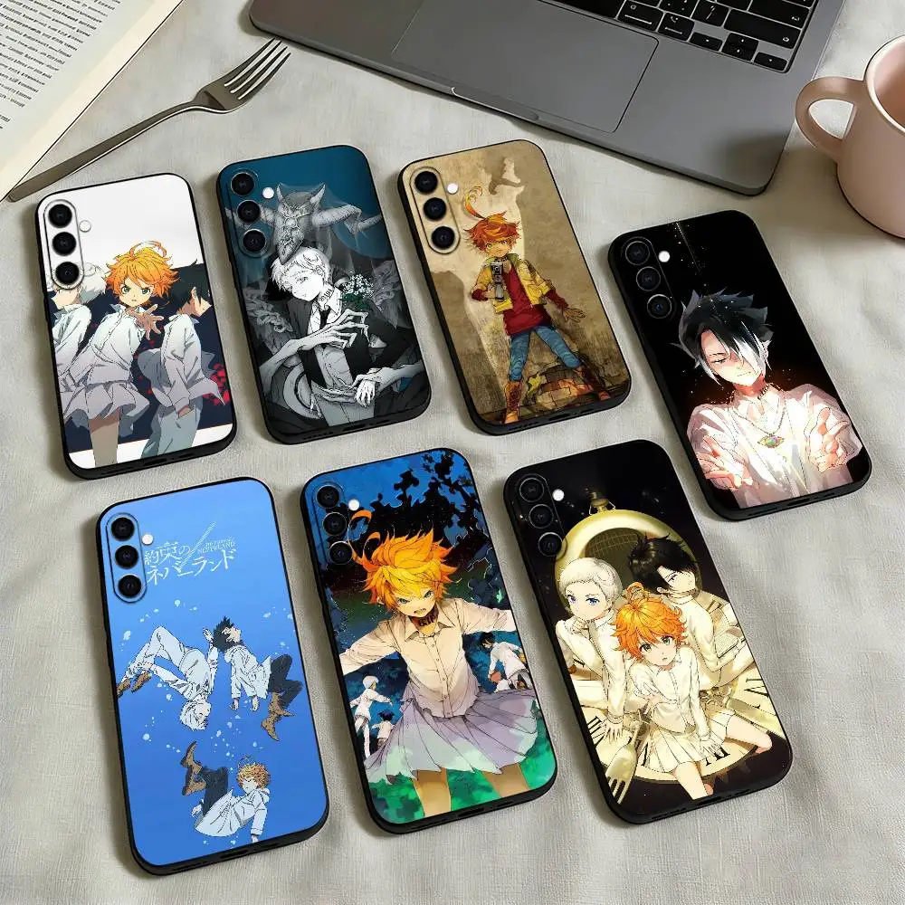 

The P-Promised Neverland-dd Phone Case Black Silicone Soft For Samsung Galaxy A73,A72,A71,A70,A53,A52,A51