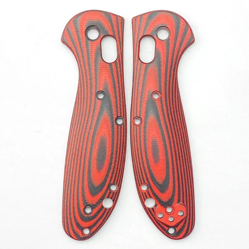 1Pair Custom G10 Material Folding Knife Scales Grip Patches for Benchmade Mini Griptilian 555 556 557 Series Handle Making Parts