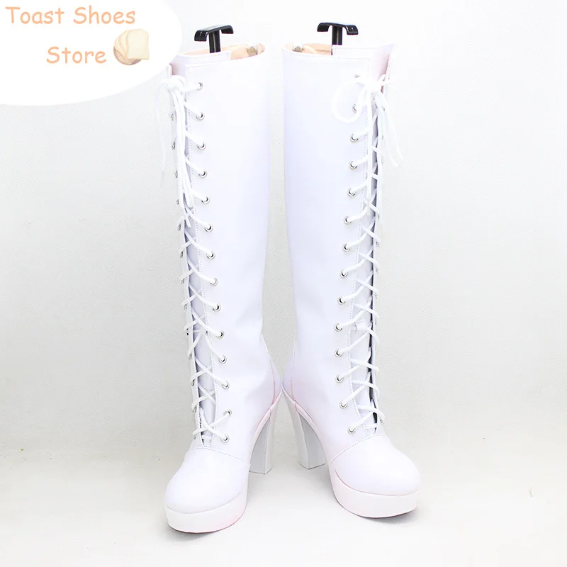 Tokisaki Kurumi Cosplay Schoenen Anime Date A Live Cosplay Prop Pu Lederen Schoen Halloween Carnaval Boot Kostuum Prop