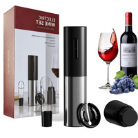 4 In 1 Electric Red Wine Opener Set Automatic Corkscrew USB Rechargeable 4 Piece Wine Openers Set For Kitchen Bar Party