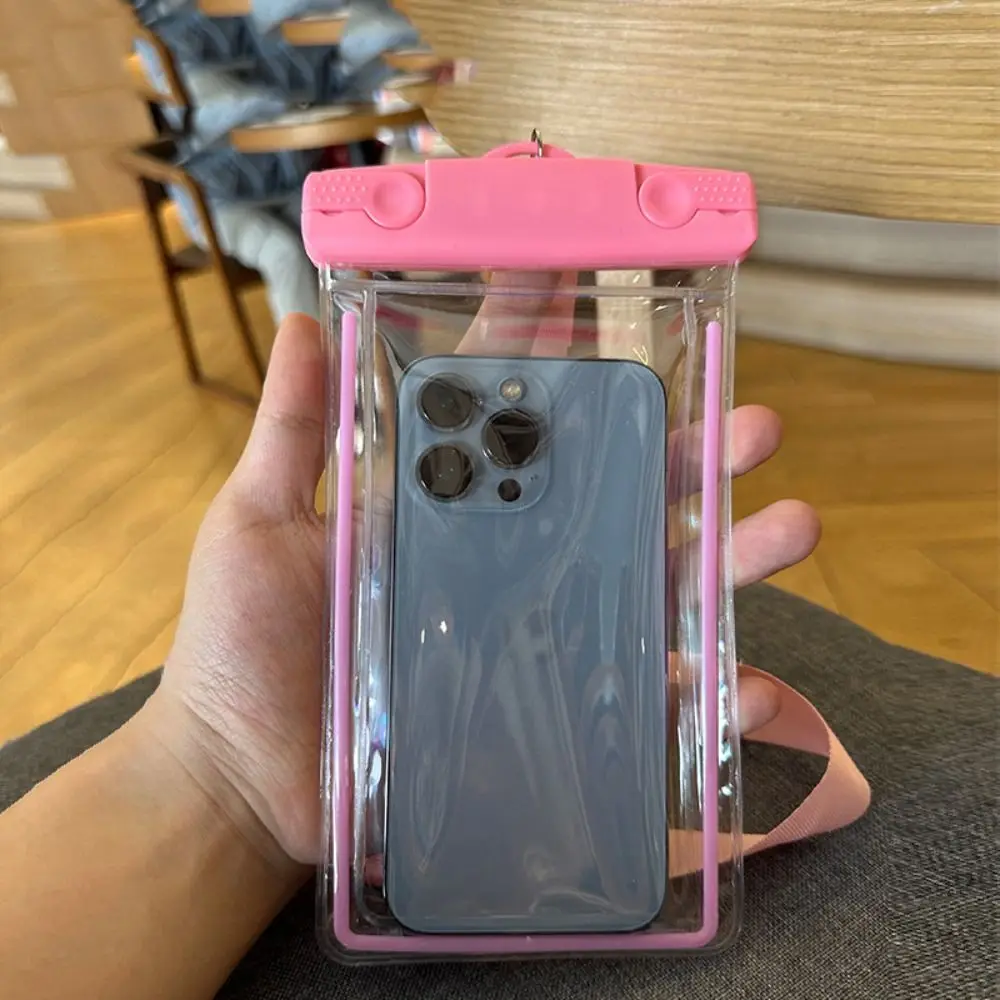 

Case Cover Waterproof Phone Case Transparent Mobile Phone Pouch Bag Mobile Phone Waterproof Bag Thick Strap Phone Hanging Bag