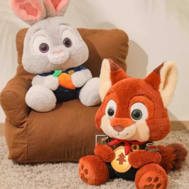 

Disney Zootopia Series Judith Nick Rabbit Fox Doll Cartoon Plush Toys Cute Soft Pillow Children's Birthday Christmas Gifts