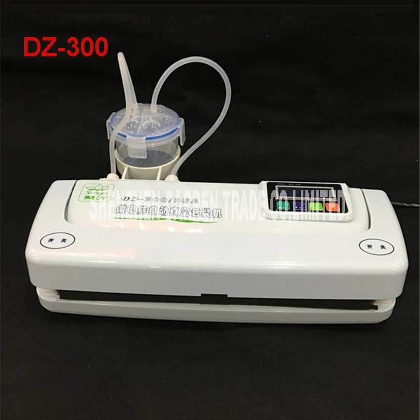 DZ-300 Househlod film Sealant Vacuum Packer Food Vacuum Packaging Machine wet and dry dual-use vacuum machine Bag width  32CM