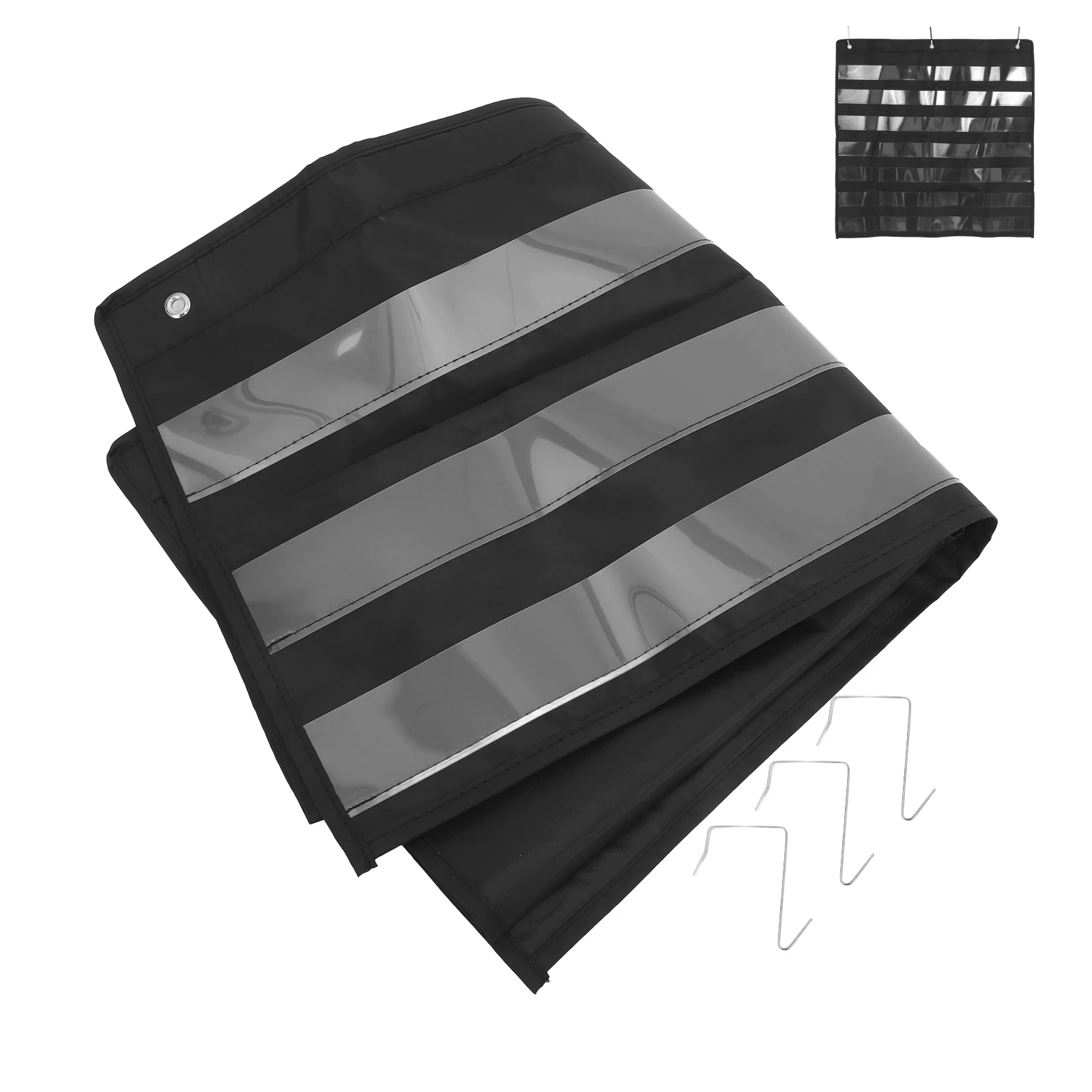 

Standard Pocket Chart Classroom Hanging Organizer Clear Multi Pockets Daily Schedule Cards for Door School Supplies