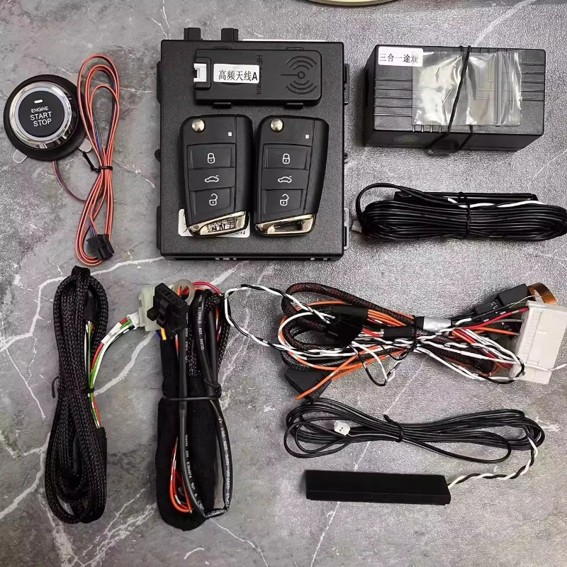 

Для Volkswagen Tiguan 2010-2012: Запуск с одной кнопки, бесключевой доступ, дистанционный запуск двигателя.