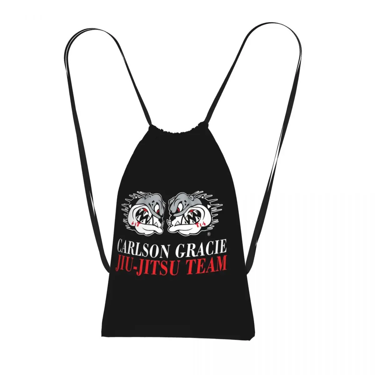 Carlson Gracie Jiu-Jitsu Team Logo Backpacks Fashion Drawstring Bags Sports Bag Book Bags for Travel Students