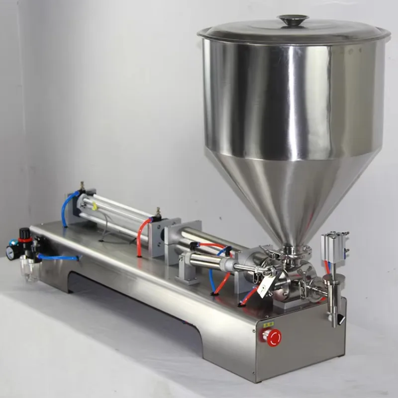 

Semi Automatic Paste Filling Machine Piston Paste Liquid Filling Machine Food Paste Bottle Filling Equipment