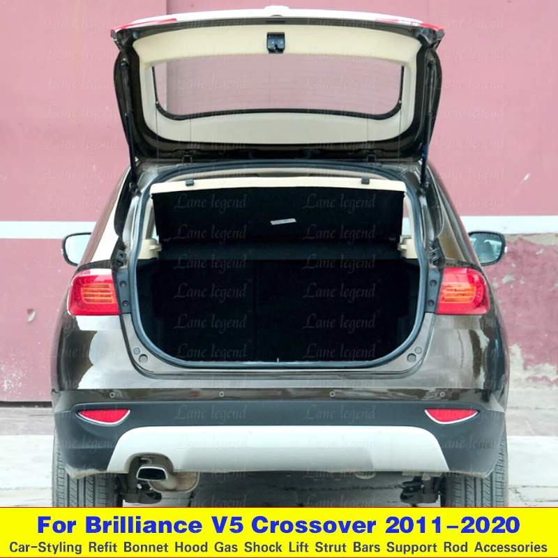 For Brilliance V5 Crossover 2011-2020 Rear Tailgate Trunk Lift Supports Gas Struts Shock Dampers Spring Absorber Car Accessories