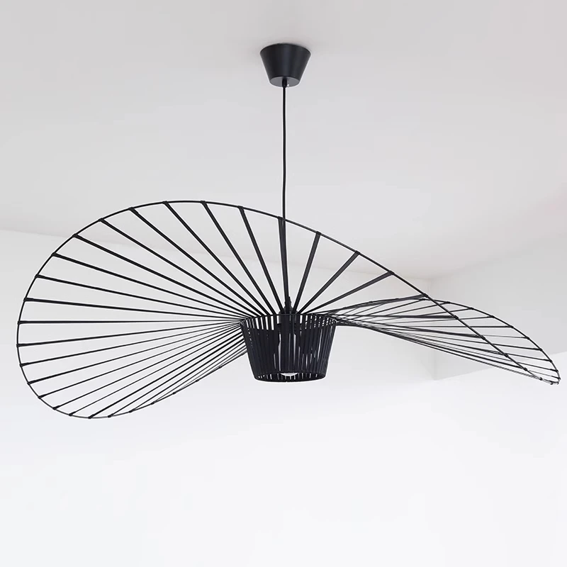 Canvas Hat Lamp Designer LED Suspension Luminaire Vintage Vertigo Pendant Chandelier Living Dining Room Kitchen Hanging Lights