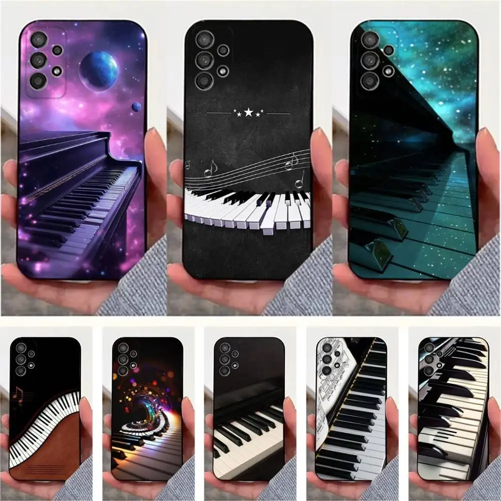 

Piano Music Art Case For Samsung S10,Plus,S9,S22,S25,Ultra,S24,S21,S20,S23,FE,Lite,Soft Silicone Black