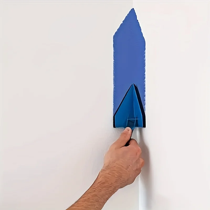 Triangle Paint Brush With Durable Plastic Handle - Multi-Functional Corner And Painter For The Edges Corners Crevices