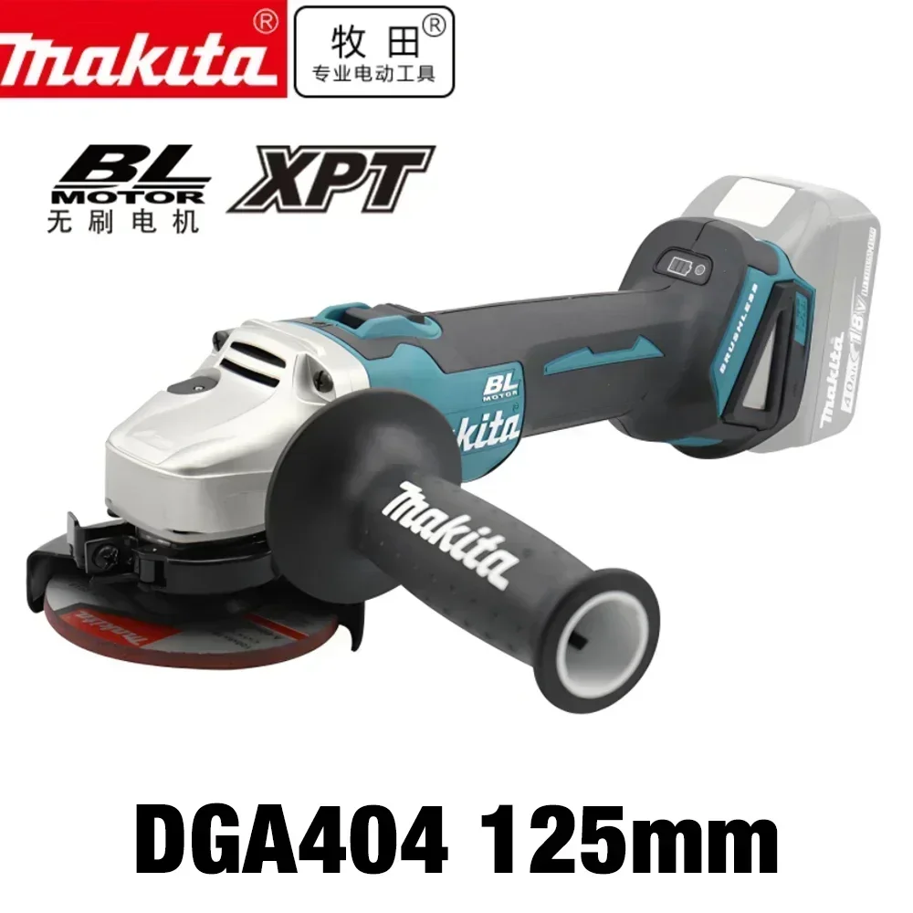 

Makita DGA404 125mm Brushless Cordless Angle Grinder Electric Cutting Machine Polishing Home Handheld Power Tools For Makita 1