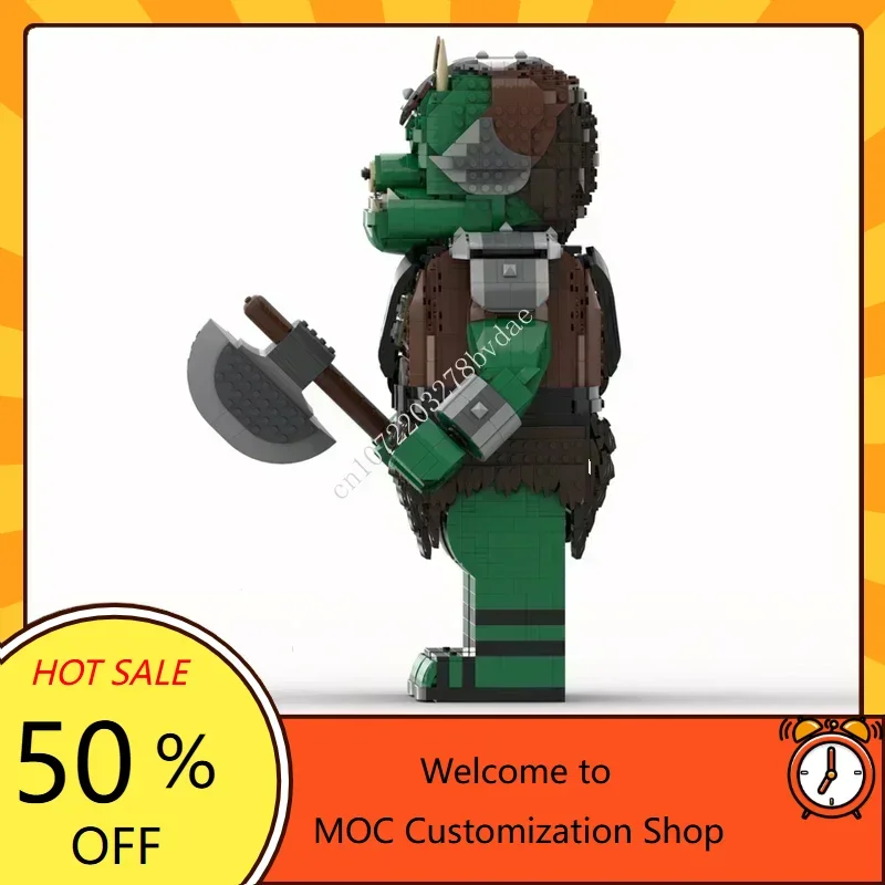 MOC 우주 전투 시리즈 가모레안 가드 메가 피규어 퍼즐 창의적인 DIY 조립 휴일 크리스마스 장난감 어린이 선물