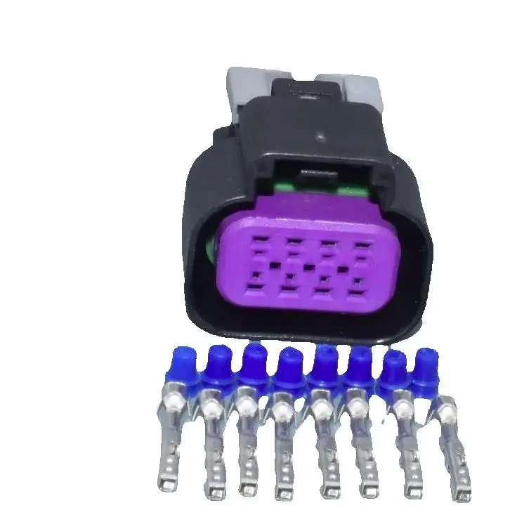 

Shhworldsea 1 комплект, 8-контактный разъем автомобильных дневных ходовых огней, розетка противотуманной фары 1,5 мм 15326835 15326839 для BUICK Chevy Cam