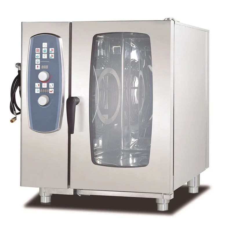 Commercial Professional 6/10 Trays Electric Steam Cooking Combination Combi Steamer Oven