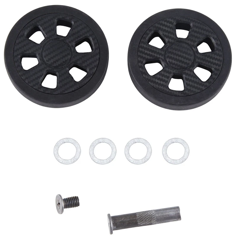 

60X11mm Replacement Wear Resistant PU Caster Suitcase Replacement Wheels Luggage Double Wheel