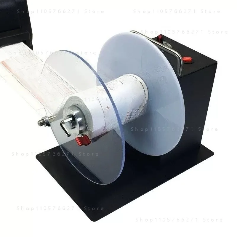 Two-way label rewinder self-adhesive tag washing mark recycling machine paper reel