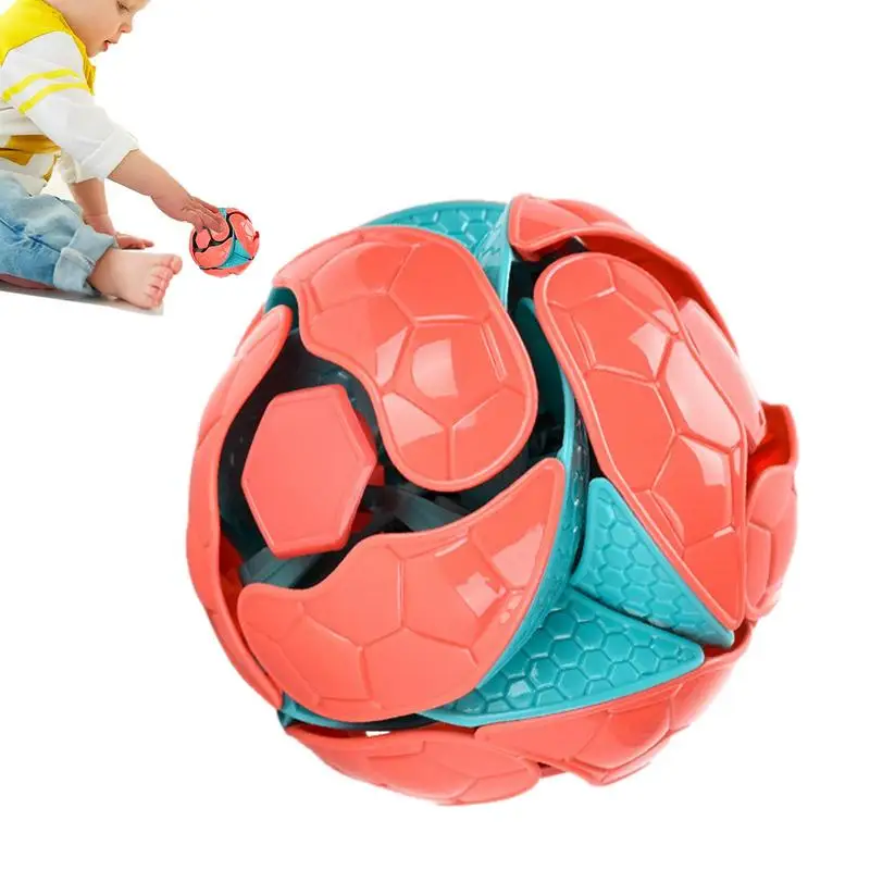 

Switchy Pitch Ball Reusable Color Change Toy Flipping Pitch Ball Retractable Magic Ball Flexible Smooth Sphere Hand Toy