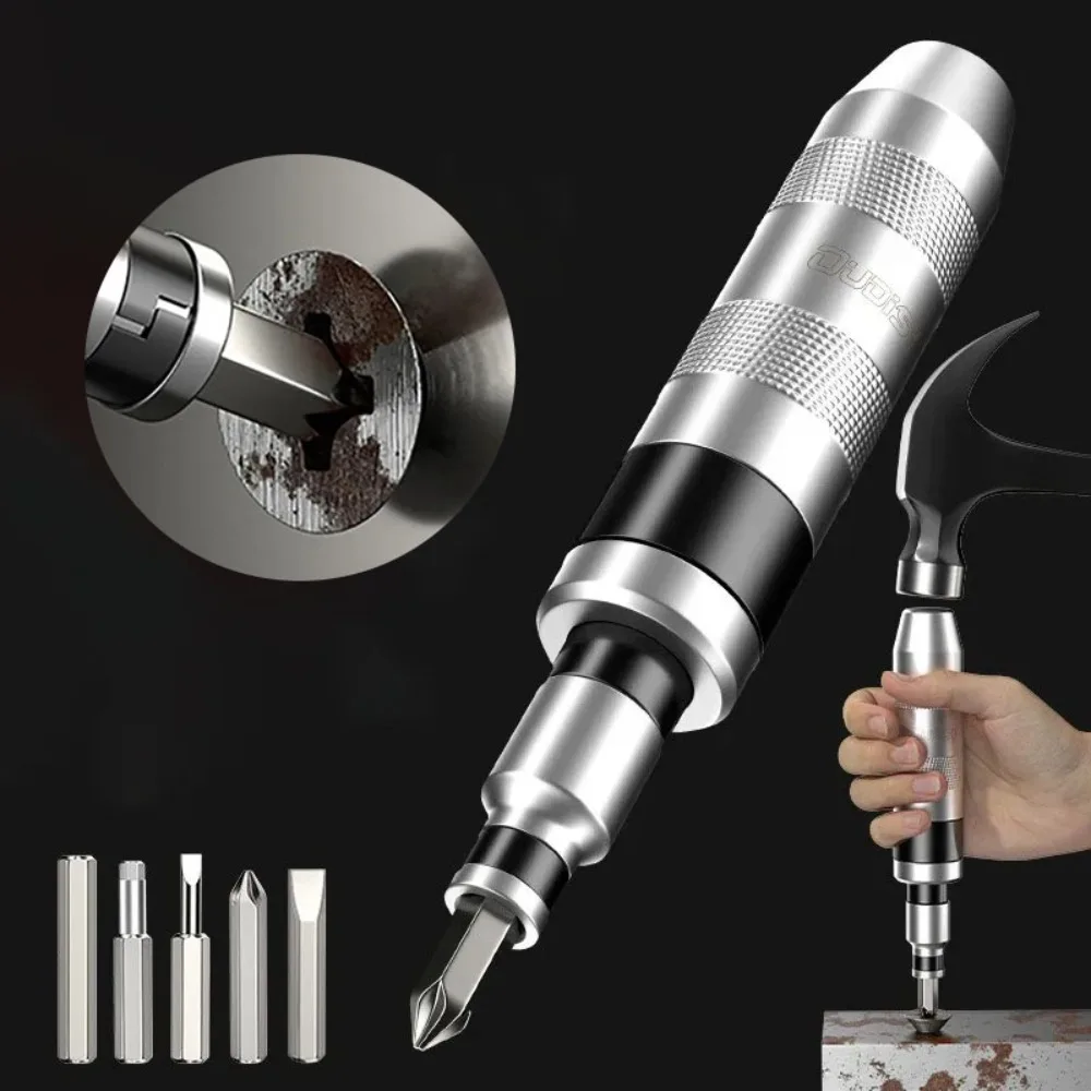 

Impact Type Screwdriver Multifunctional Hand Tap The Rotary Screw Looser Extractor Professional Screw Extraction Tool Boxes