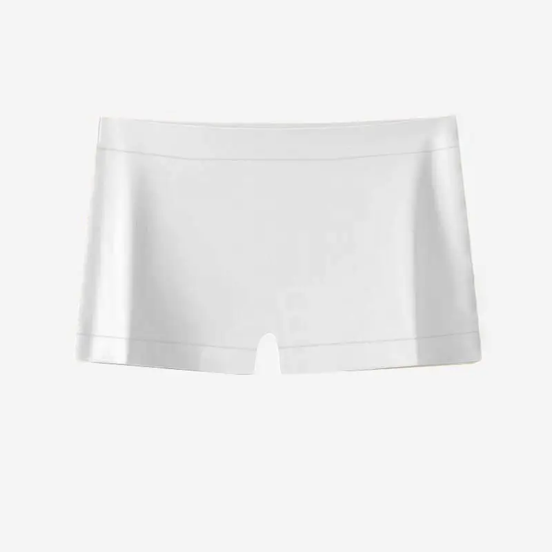 American style spicy girl solid color mid waist flat angle safety pants home comfort anti pinch buttocks girls' leggings