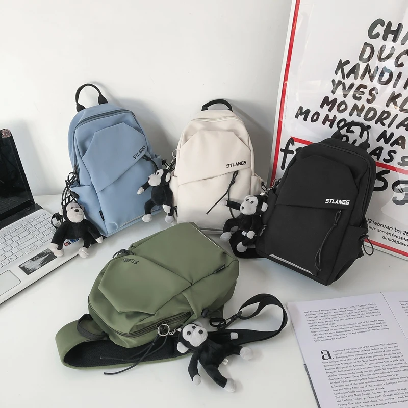 Sacs de poitrine décontractés pour Couples, nouveaux sacs à bandoulière tendance en Nylon, sac de poitrine de voyage de styliste unisexe