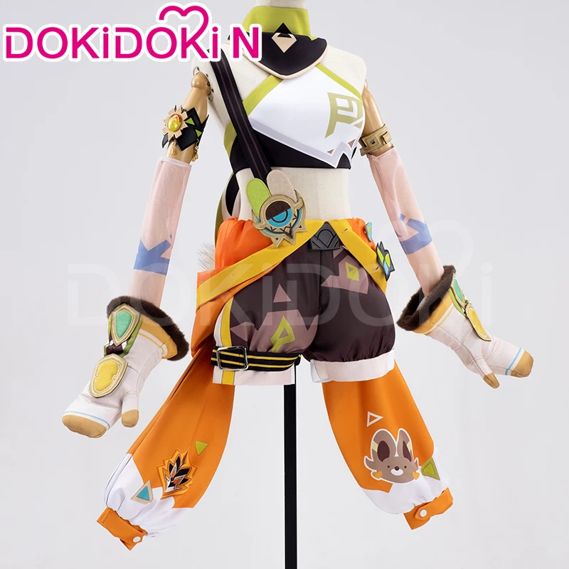 Kachina Cosplay Costume Game Genshin Impact【XS-3XL】DokiDoki-N Natlan Women Cute Costume Kachina Cosplay Hat Halloween Plus Size