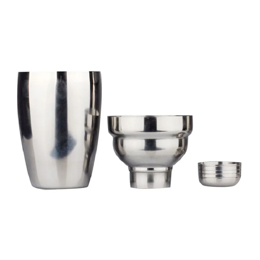 

250Ml Stainless Steel Cocktail Shaker Leakproof Bar Tool For Home Bar Ktv Beach Party Dishwasher Safe Bartender Set