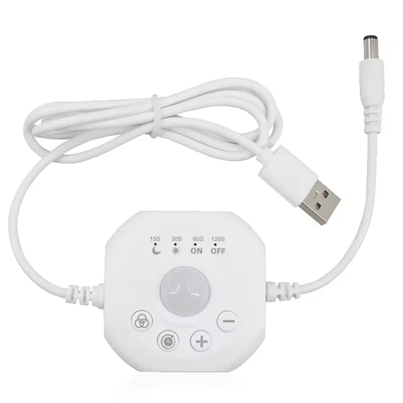 

AB66-контроллер светодиодных лент DC5-24V PIR датчик движения переключатель света монохромный диммер DC USB таймер автоматическое обнаружение детектор движения