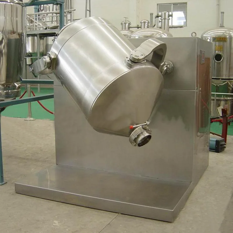 3D Chemical Powder Mixer Machine Industrial Mining Mixing Equipment Stainless Steel Blender