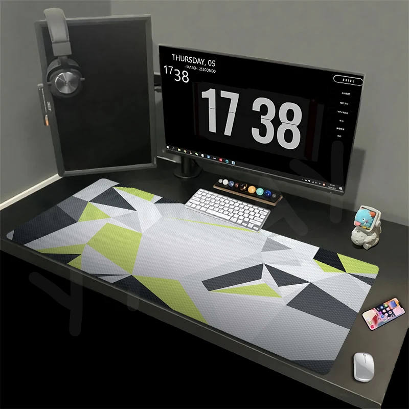 

Mouse Pads Geometric Patterns Table Mats Computer Mousepad Company Big Desk Pad 100x50cm Large Gamer Mousepads Mouse Mat