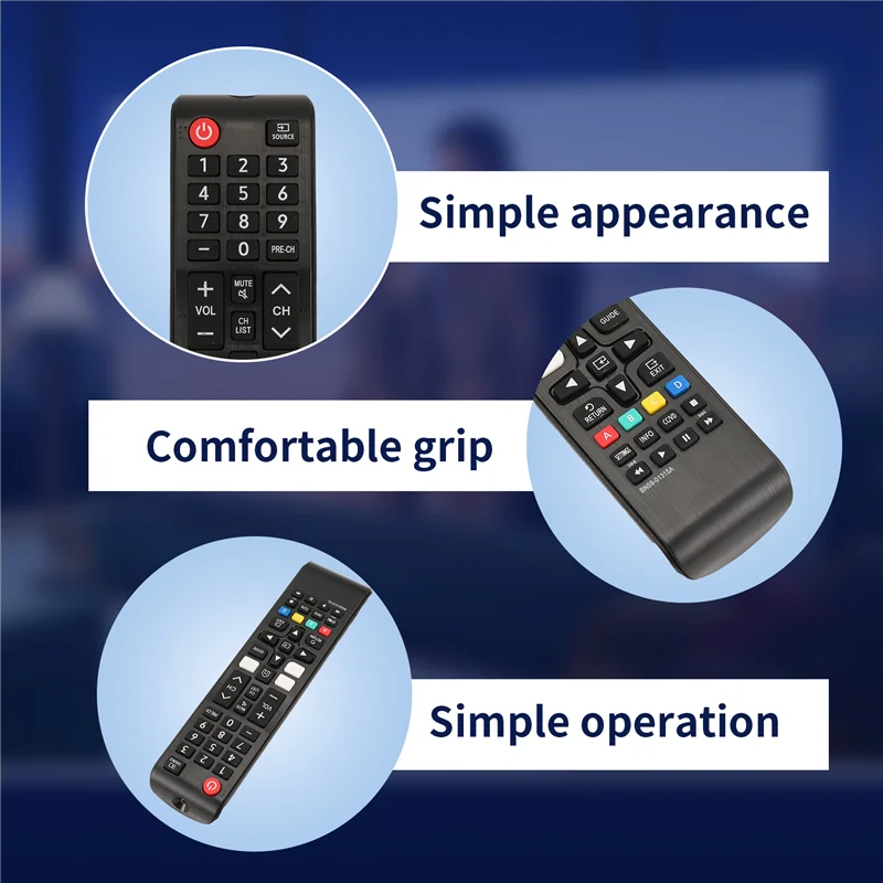 -ABPU Универсальный пульт дистанционного управления для всех пультов телевизоров Samsung, замена, совместимость со всеми телевизорами Samsung Smart TV, LED, LCD, HDTV, 3D, Series TV