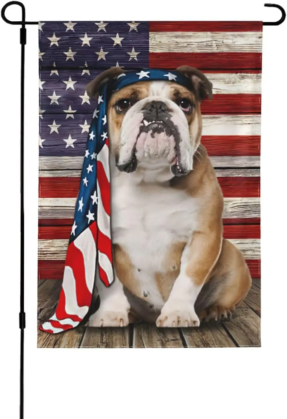 English Bulldog Flag Charming Dog American Garden Flag 12.5