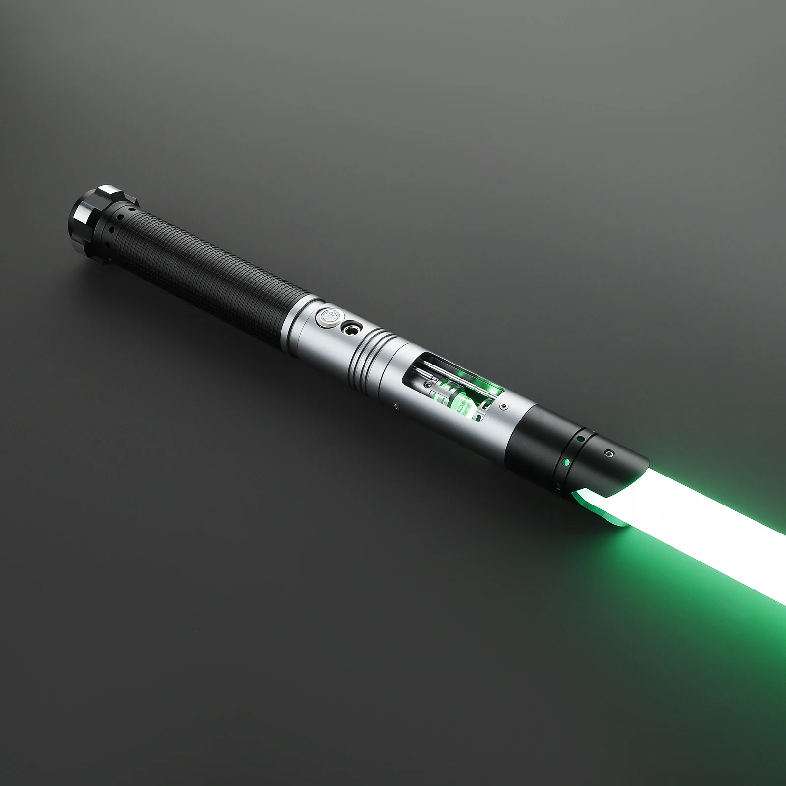 LGT Saberstudio Crystal Lightsaber Force Heavy Dueling Sensitive Smooth Swing Infinite Color Changing with Mulit Sound Fonts