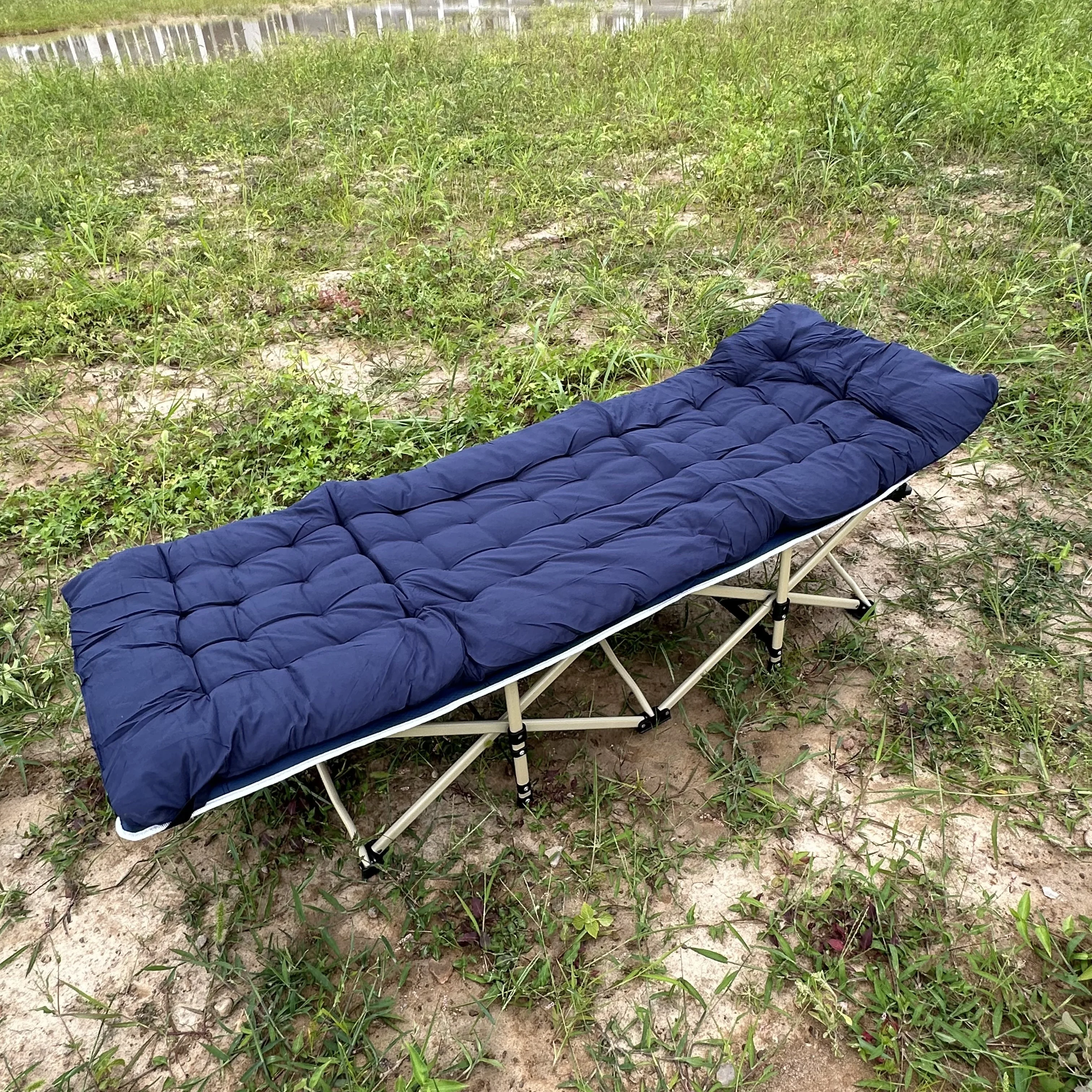 

Современная портативная складная походная кровать с металлическим каркасом для использования в гостиной или отеле