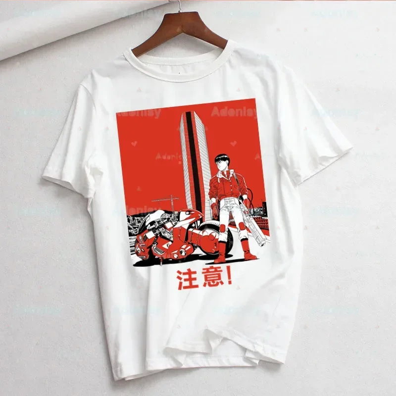 

Akira Anime Manga Japanese Tops Summer Tops Graphic Neo Tokyo Shotaro Kaneda Tees T-shirt Clothes Girl T Shirt ,Drop Shipping