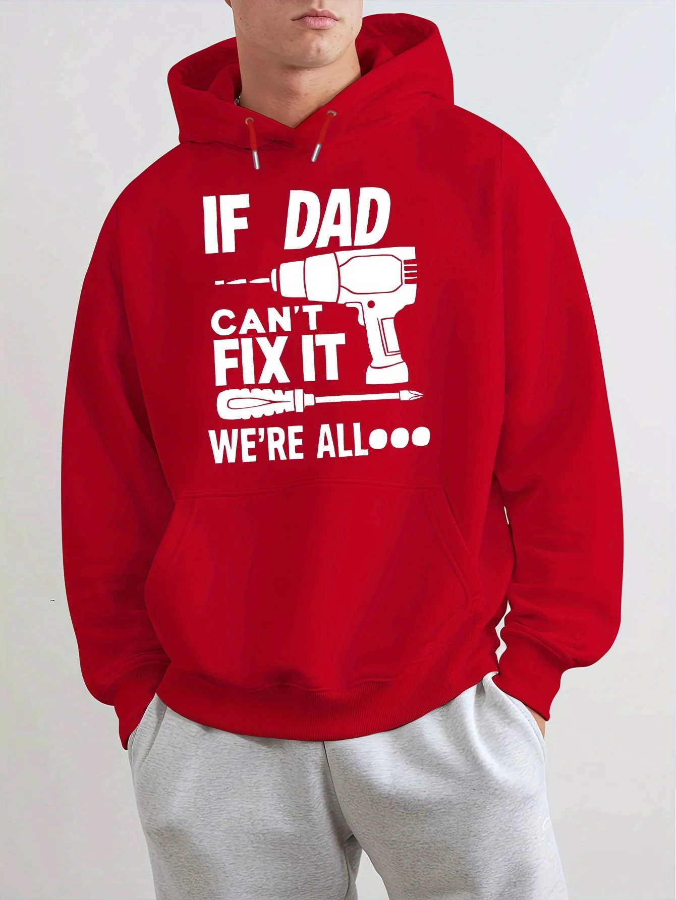 New men's hip-hop hooded sweatshirt - Printed hooded top for casual and relaxed street style hoodie shirt