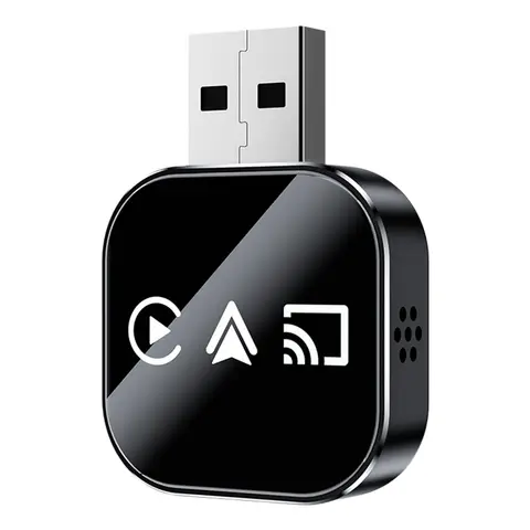 B63B-3 In1 Wireless Carplay Smart Mirror Link Carplay Android Auto USB Dongle Adapter Wired Carplay To Wireless Plug And Play A