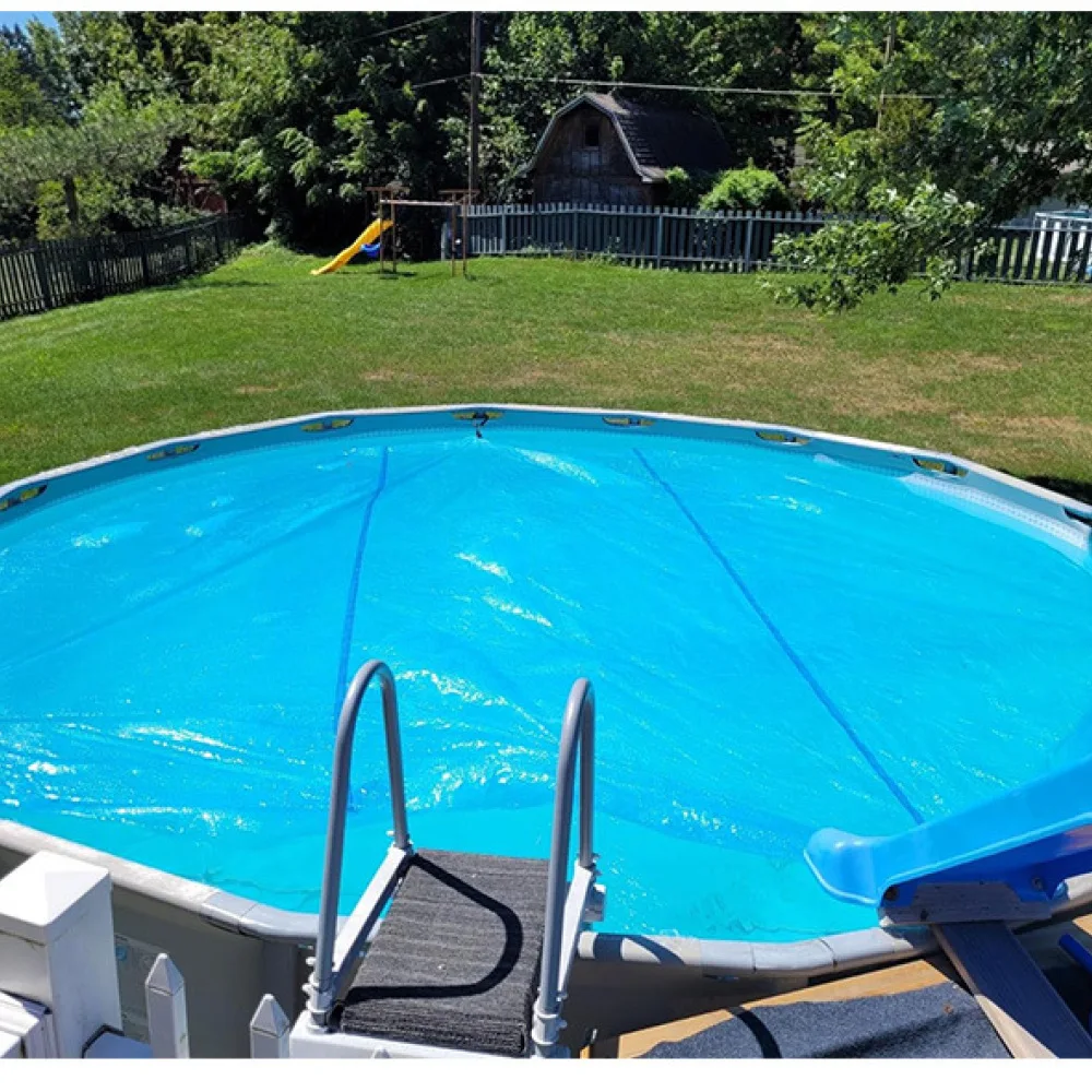 Heavy Duty Solar Pool Blanket PE Thermal Cover Insulation Film Dustproof Shield For Backyard Swimming Spa Bath Tubs