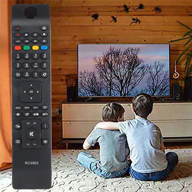 Пульт дистанционного управления RC4800 для JVC TV RC4800 LT-32TW51J LT32TW51J, замена пульта дистанционного управления, английская версия